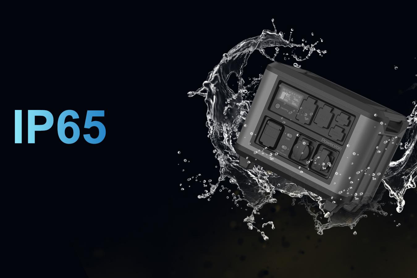 Portable power station with IP65
