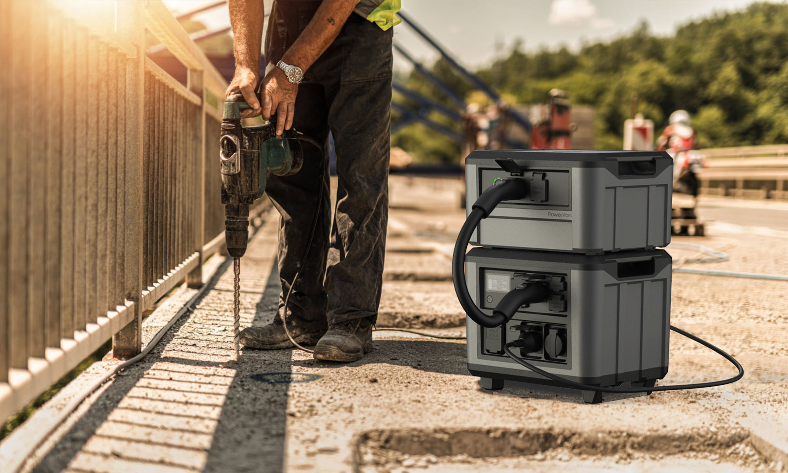 powerxon portable power station for construction