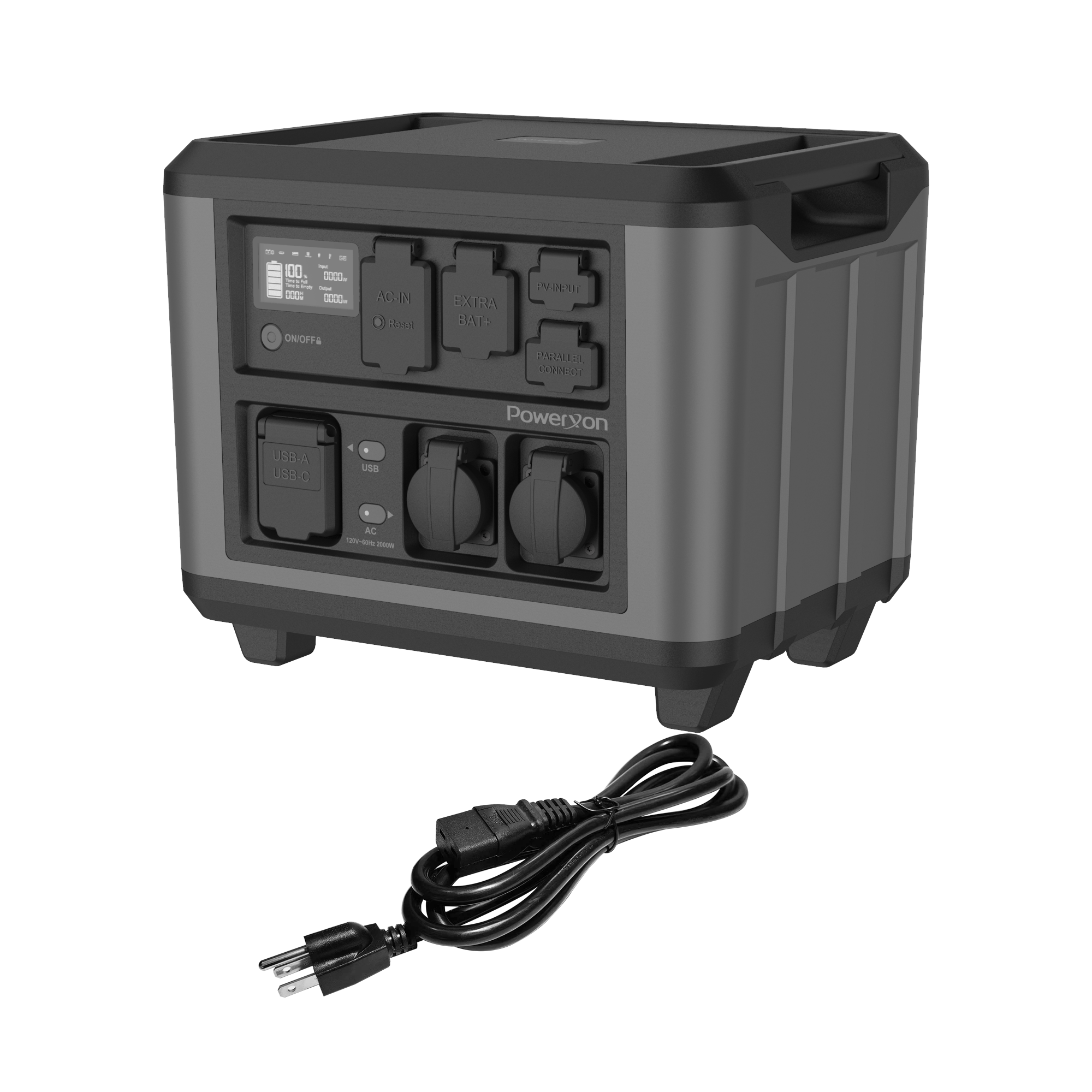 PowerXon portable power station with cable