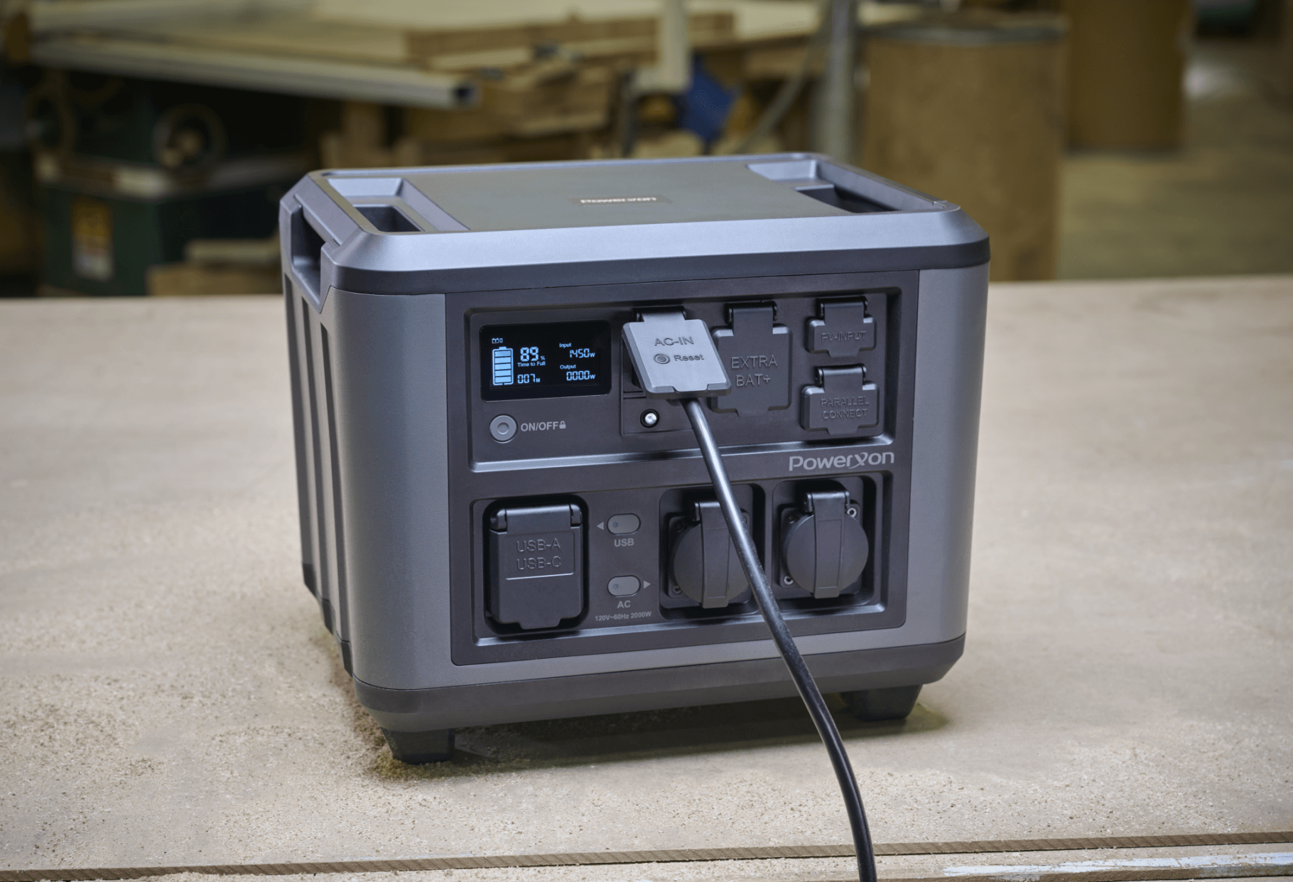 PowerXon portable power station quietly operation