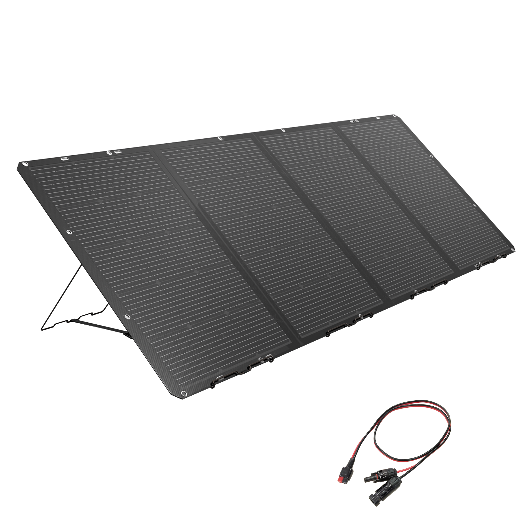 solar panel with cable